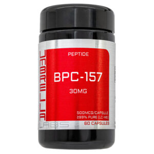 BPC-157 PEPTIDE POWDER (60 CAPSULES) (500MCG/CAPSULE, 30MG TOTAL BOTTLE)