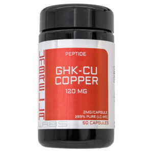 GHK-CU COPPER PEPTIDE POWDER (60 CAPSULES) (2MG/CAPSULE, 120MG TOTAL BOTTLE)