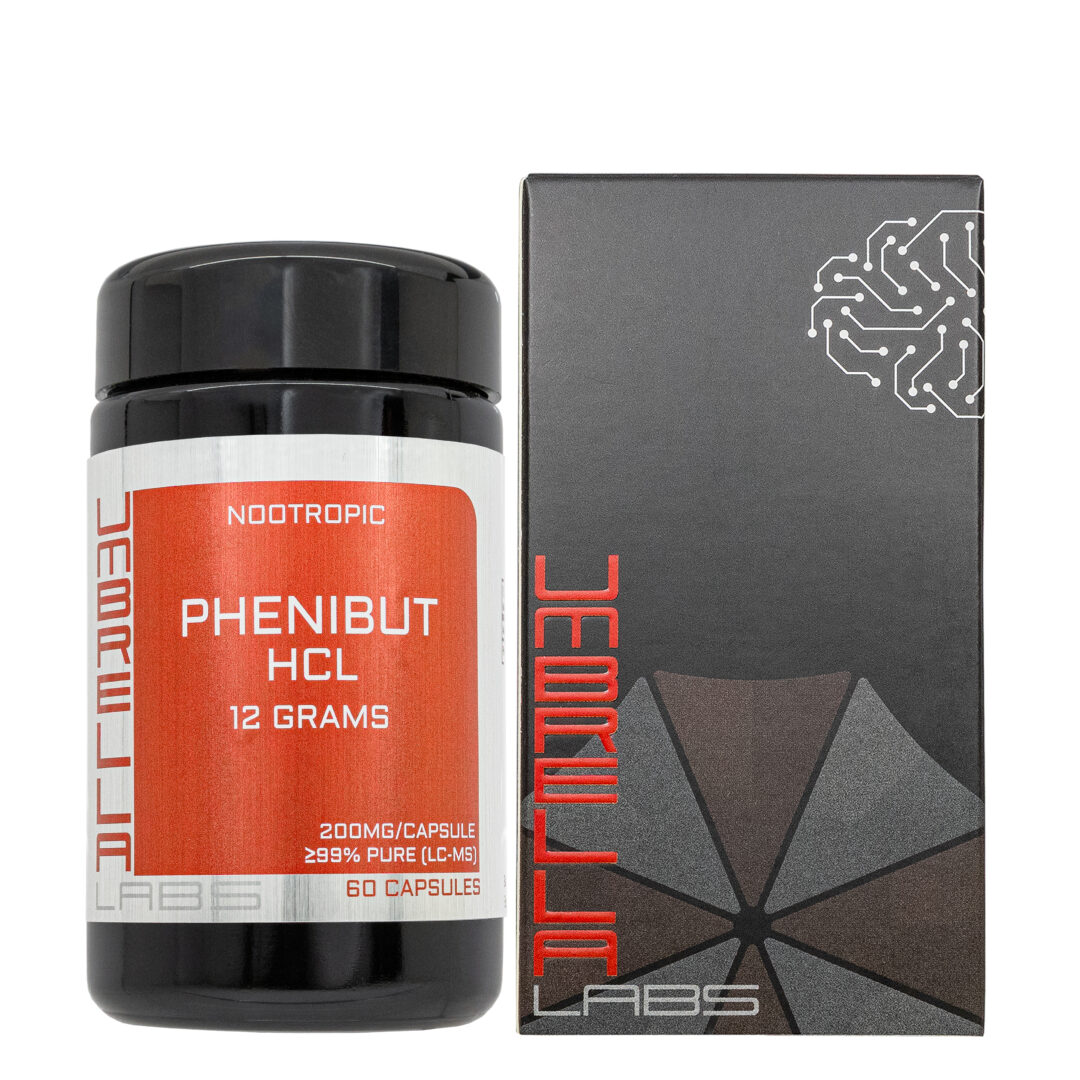 PHENIBUT HCL POWDER (60 CAPSULES) (200MG/CAPSULE, 12 GRAMS TOTAL)