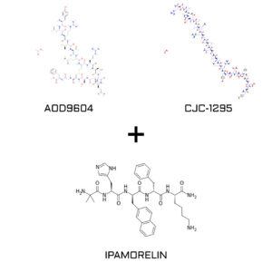 AOD9604/CJC-1295/IPAMORELIN BLEND PEPTIDE (6MG/3MG/3MG) 12MG VIAL