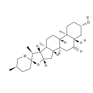 5 Alpha Hydroxy Laxogenin Blue Print Structure