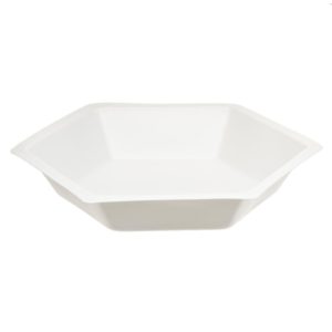 Weighing Dish – 1 3/4″ x 3/8″ Depth – Hexagonal Polystyrene – 5 Pack